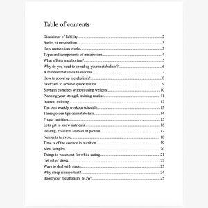 How to speed up your metabolism eBook - Image 2